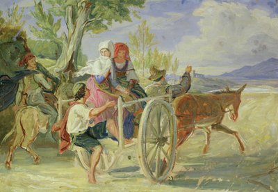 Italian Cart by Rudolph Friedrich Wasmann